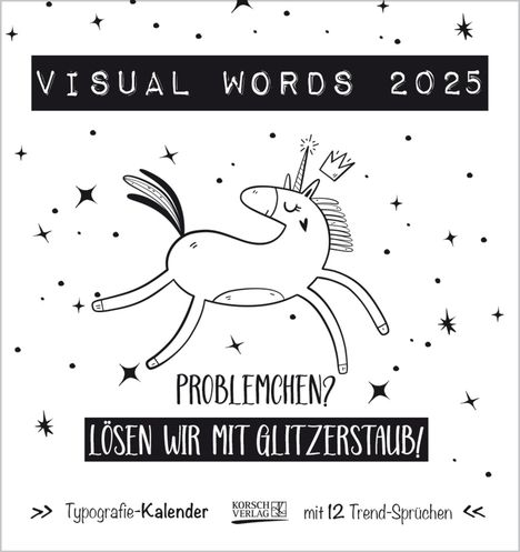 Visual Words Black 2025, Kalender