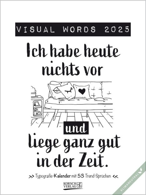 Visual Words 2025, Kalender