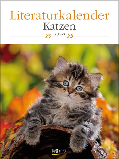 Literaturkalender Katzen 2025, Kalender