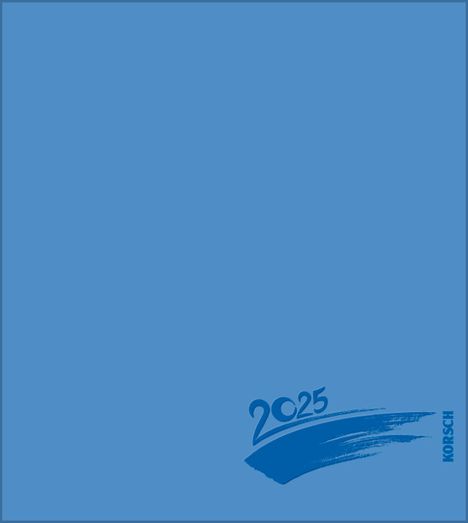 Foto-Malen-Basteln Bastelkalender blau 2025, Kalender