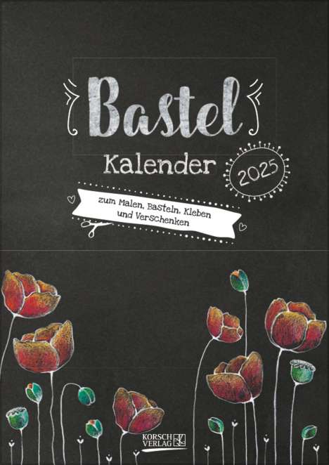 Foto-Malen-Basteln A4 Tafel 2025, Kalender