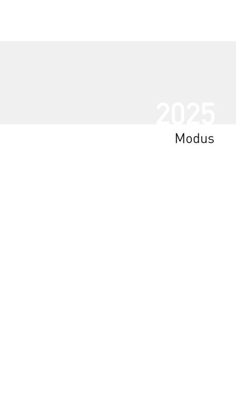 Taschenkal. Modus geheftet Einlage 2025, Buch