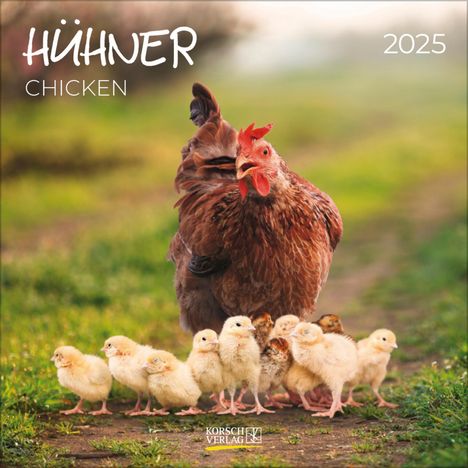 Hühner 2025, Kalender