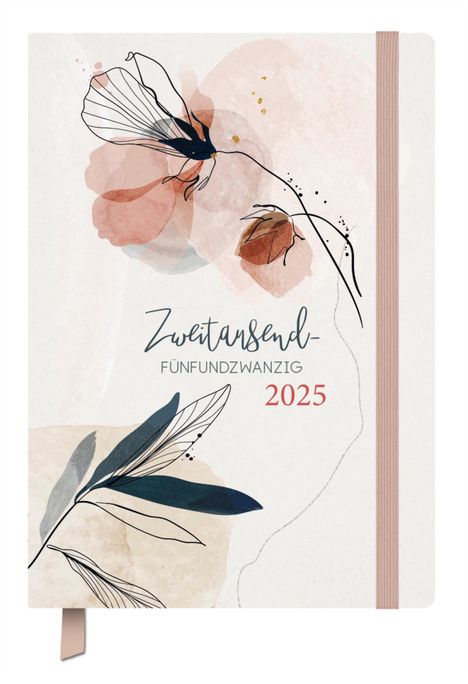 Terminkalender Classic Timer Blütenzauber 2025, Buch