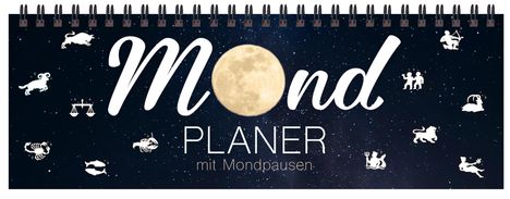 Tischquerkalender Mond 2025, Kalender