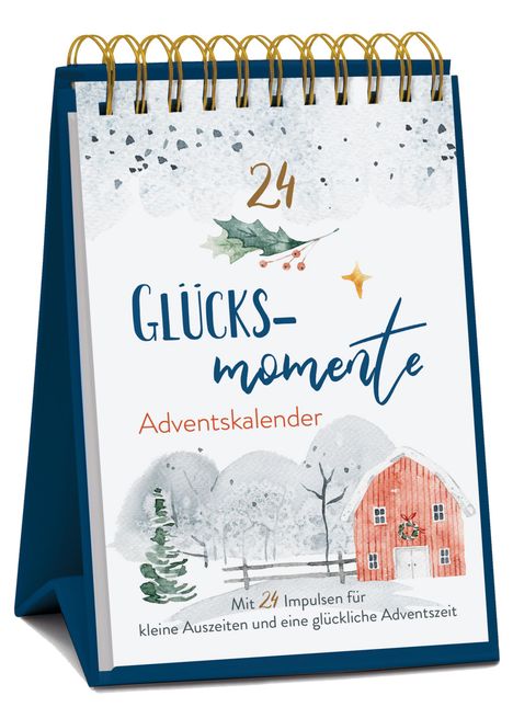 Tisch-Adventskalender '24 Glücksmomente', Kalender