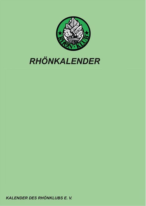 Rhönkalender 2026, Kalender