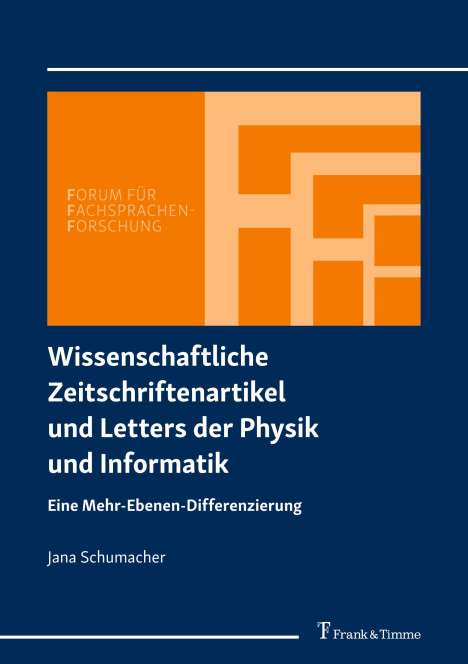 Jana Schumacher: Wissenschaftliche Zeitschriftenartikel und Letters der Physik und Informatik, Buch