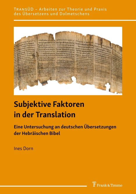 Ines Dorn: Subjektive Faktoren in der Translation, Buch