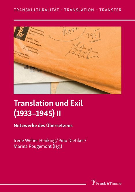 Translation und Exil (1933¿1945) II, Buch
