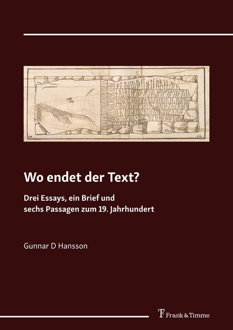 Gunnar D Hansson: Wo endet der Text?, Buch