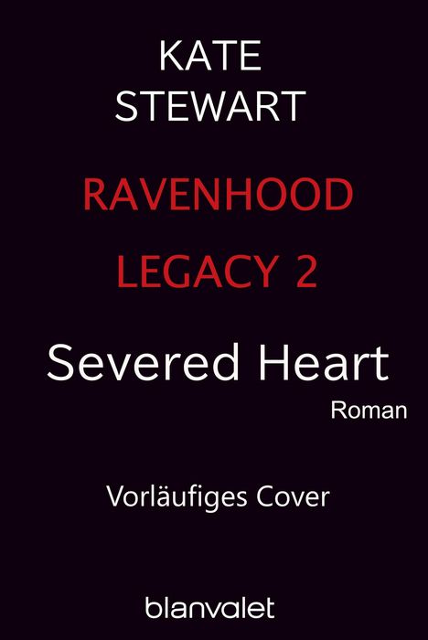 Kate Stewart: Severed Heart, Buch