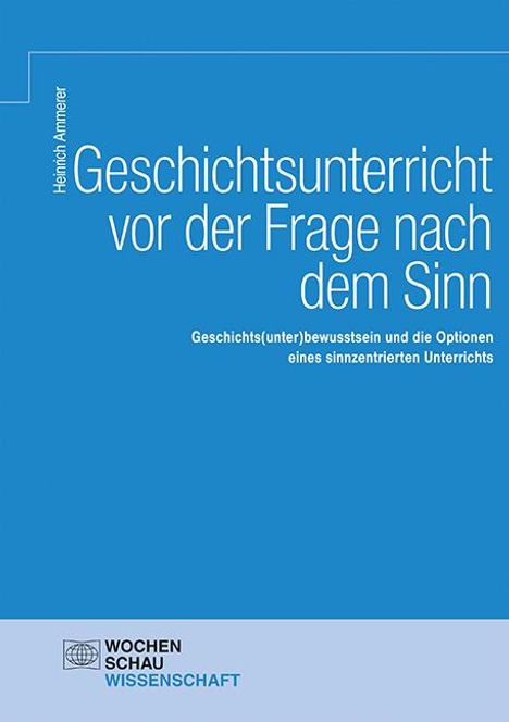 Heinrich Ammerer: Geschichtsunterricht vor der Frage nach dem Sinn, Buch