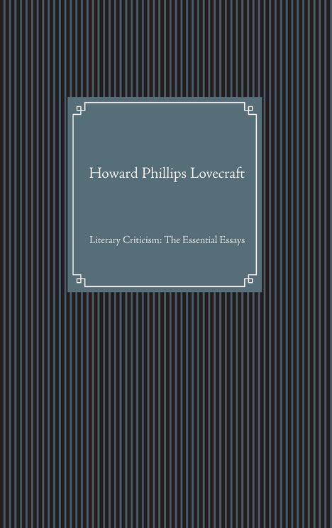 Howard Phillips Lovecraft, Buch
