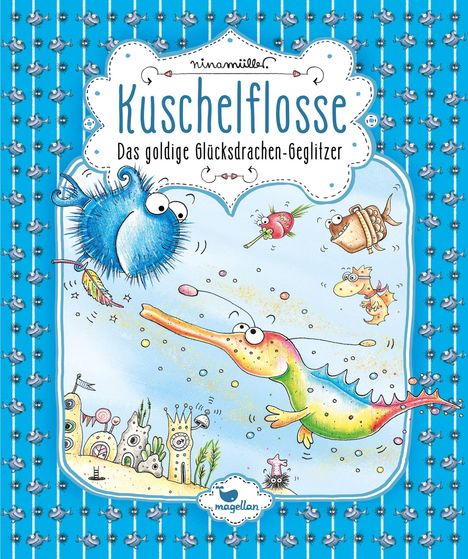 Nina Müller: Kuschelflosse - Das goldige Glücksdrachen-Geglitzer, Buch