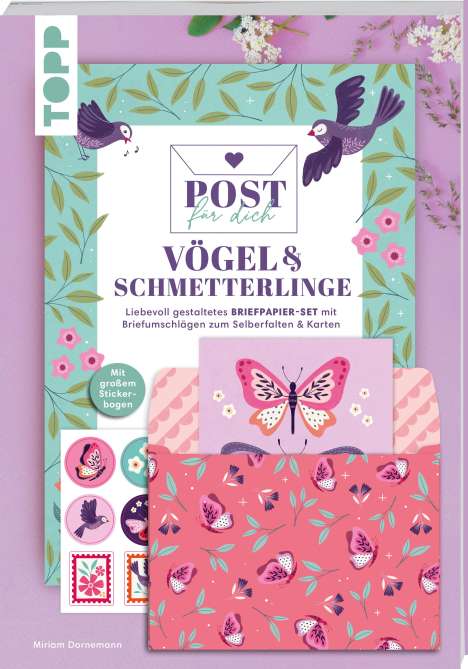 Miriam Dornemann: Post für dich. Vögel &amp; Schmetterlinge, Buch