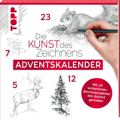 Frechverlag: Adventskalender Die Kunst des Zeichnens, Buch