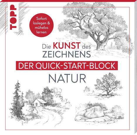 Frechverlag: Die Kunst des Zeichnens Natur. Der Quick-Start-Block, Buch