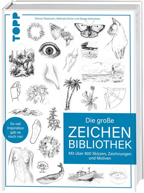 Melinda Simon: Die große Zeichenbibliothek, Buch