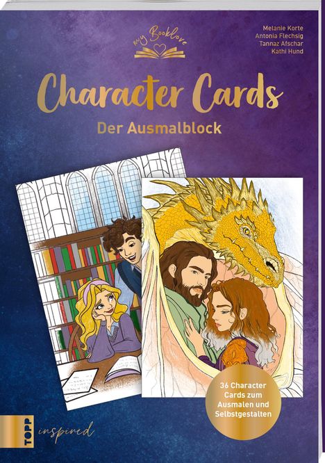 Melanie Korte: My Booklove Character Cards, Buch