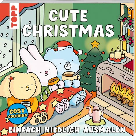 Anna Guillet: Cosy Coloring - Cute Christmas, Buch