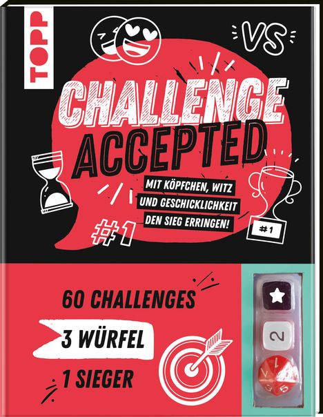 Challenge accepted! Mit 3 Würfeln und 60 Challenges, Buch