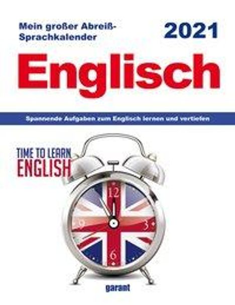 Abreißkalender Englisch 2021, Kalender