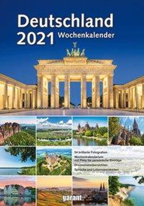 Deutschland 2021 Wochenkalender, Kalender