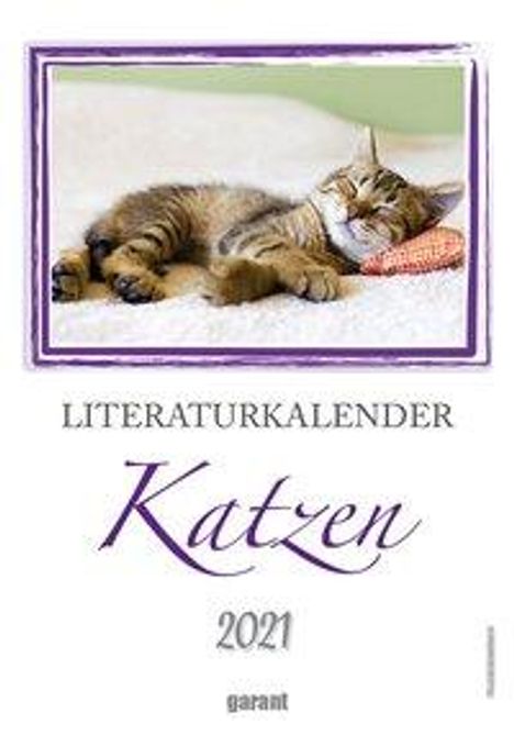 Literaturkalender Katze 2021, Kalender