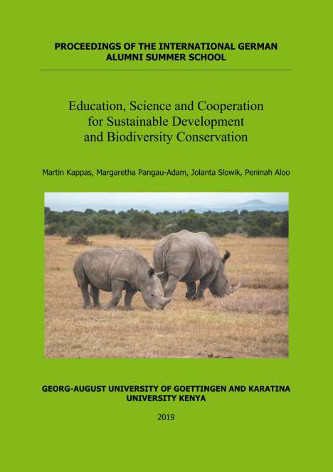 Peninah Aloo: Education, Science and Cooperation for Sustainable Development and Biodiversity Conservation, Buch