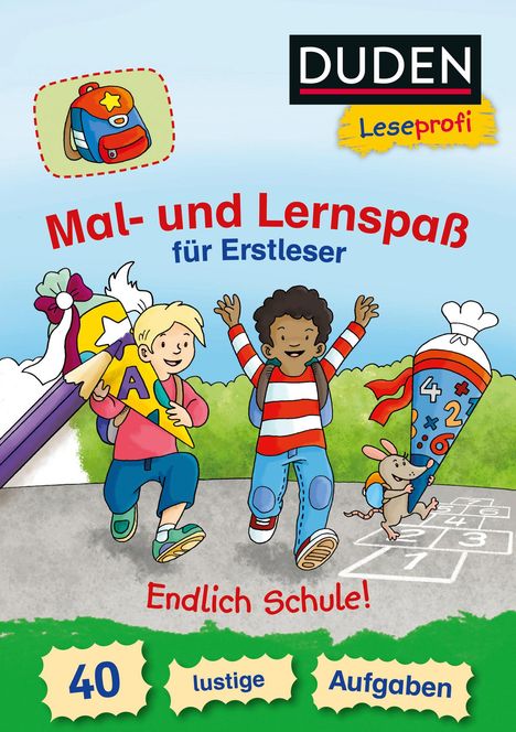 Frauke Nahrgang: Duden Leseprofi - Mal- und Lernspaß für Erstleser. Endlich Schule!, Buch