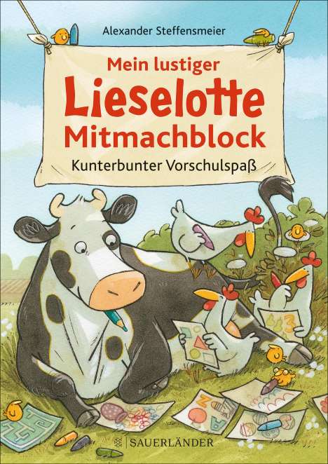 Alexander Steffensmeier: Mein lustiger Lieselotte Mitmachblock, Buch
