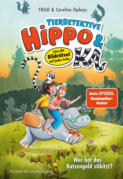 Thilo: Tierdetektive Hippo &amp; Ka - Wer hat das Katzengold stibitzt?, Buch