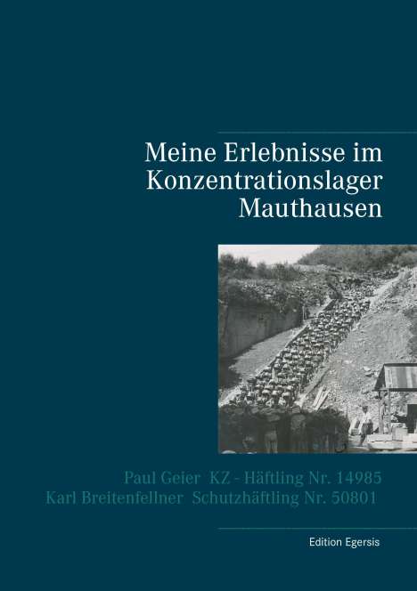 Meine Erlebnisse im Konzentrationslager Mauthausen, Buch