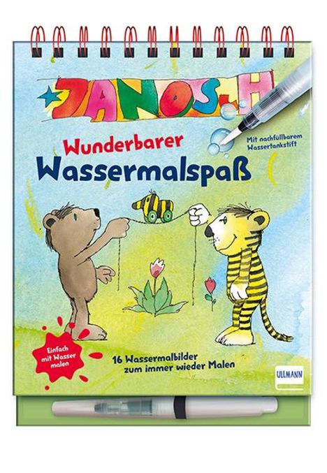 Janosch - Wunderbarer Wassermalspaß, Buch