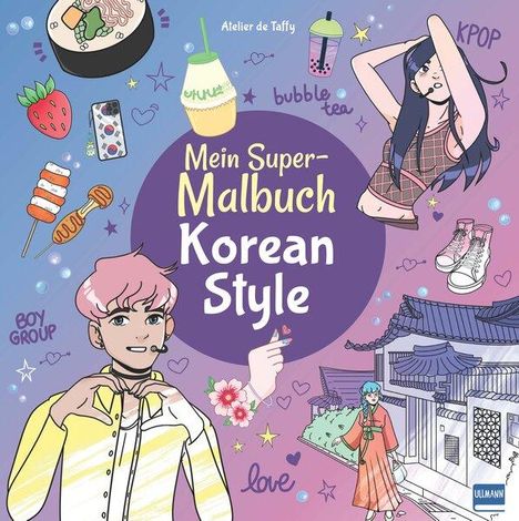 Mein Super-Malbuch - Korean Style, Buch