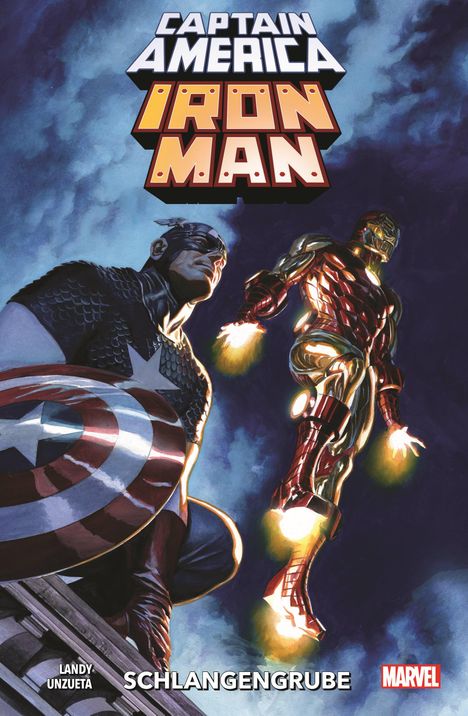Derek Landy: Captain America/Iron Man, Buch