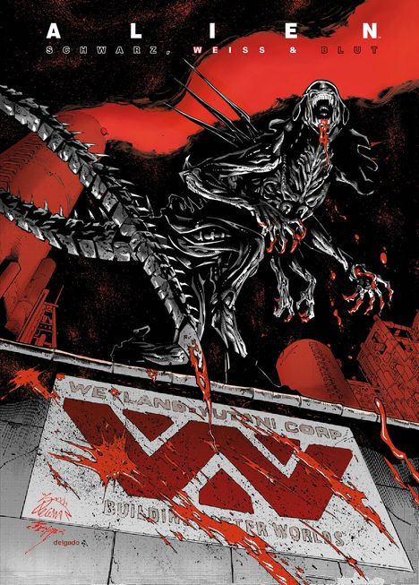Ryan Cady: Alien: Schwarz, Weiß & Blut, Buch