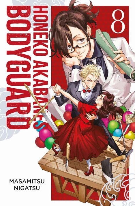 Masamitsu Nigatsu: Honeko Akabanes Bodyguard 08, Buch