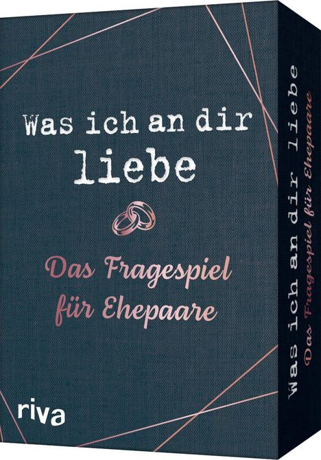 Riva Verlag: Was ich an dir liebe - Das Fragespiel für Ehepaare, Spiele