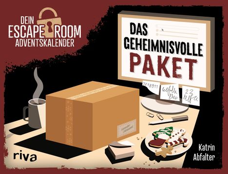 Katrin Abfalter: Dein Escape-Room-Adventskalender - Das geheimnisvolle Paket, Buch