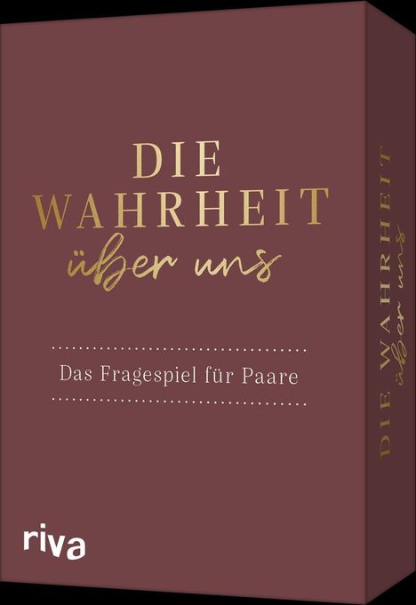 David Tripolina: Die Wahrheit über uns - Das Fragespiel für Paare, Spiele