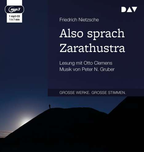 Friedrich Nietzsche (1844-1900): Also sprach Zarathustra, MP3-CD