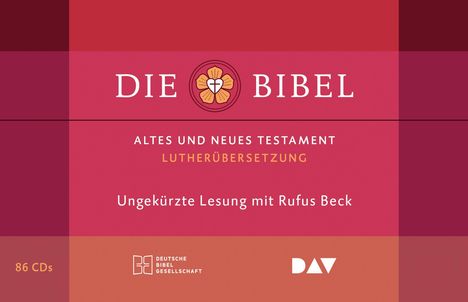 Die Bibel. Gelesen von Rufus Beck, 86 CDs
