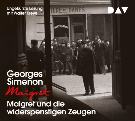 Georges Simenon: Maigret und die widerspenstigen Zeugen, 4 CDs