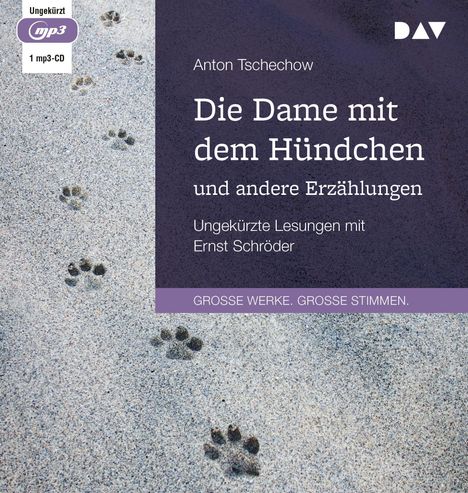 Anton Tschechow: Die Dame mit dem Hündchen und andere Erzählungen, MP3-CD