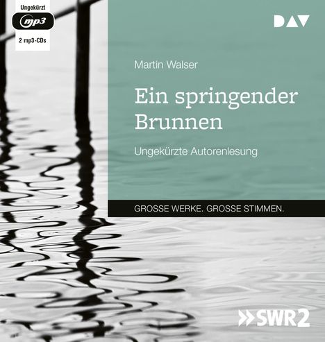 Martin Walser: Ein springender Brunnen, 2 MP3-CDs