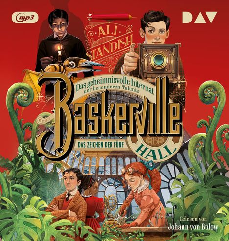 Ali Standish: Baskerville Hall - Das geheimnisvolle Internat der besonderen Talente. Teil 2: Das Zeichen der Fünf, MP3-CD