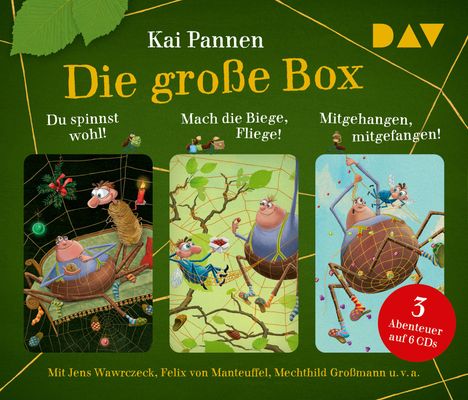 Kai Pannen: Die große Box. Du spinnst wohl! - Mach die Biege, Fliege! - Mitgehangen, mitgefangen!, 6 CDs