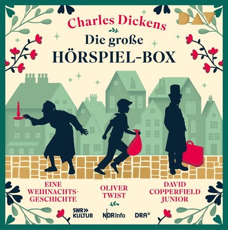 Charles Dickens: Die große Hörspiel-Box - Eine Weihnachtsgeschichte, Oliver Twist, David Copperfield Junior, 4 CDs